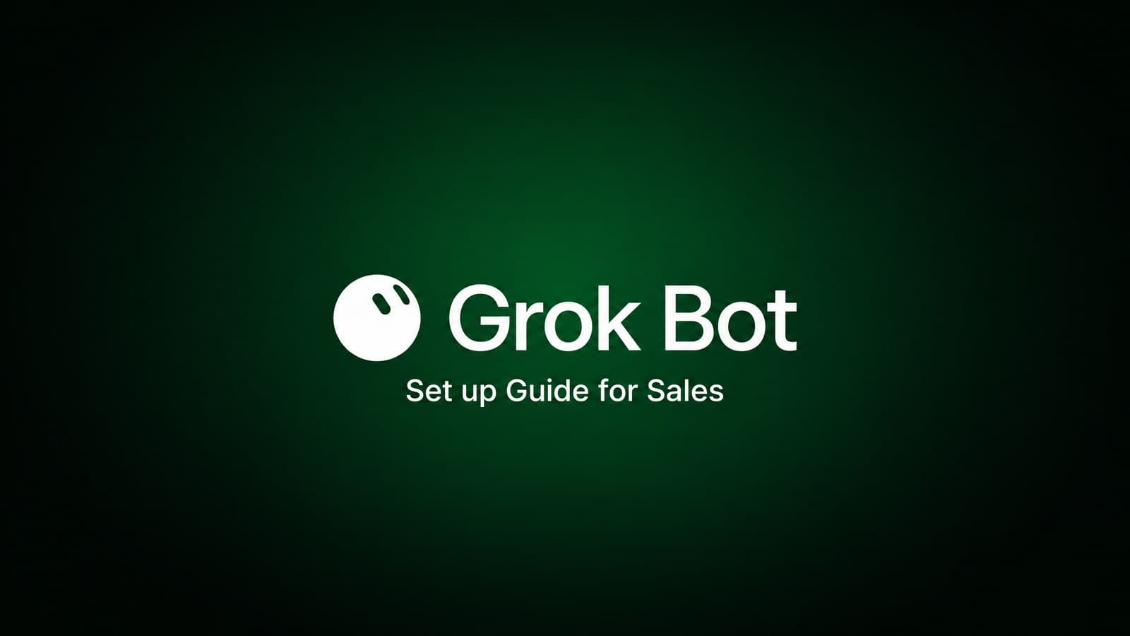Guide cover: How to Configure an AI Sales Agent